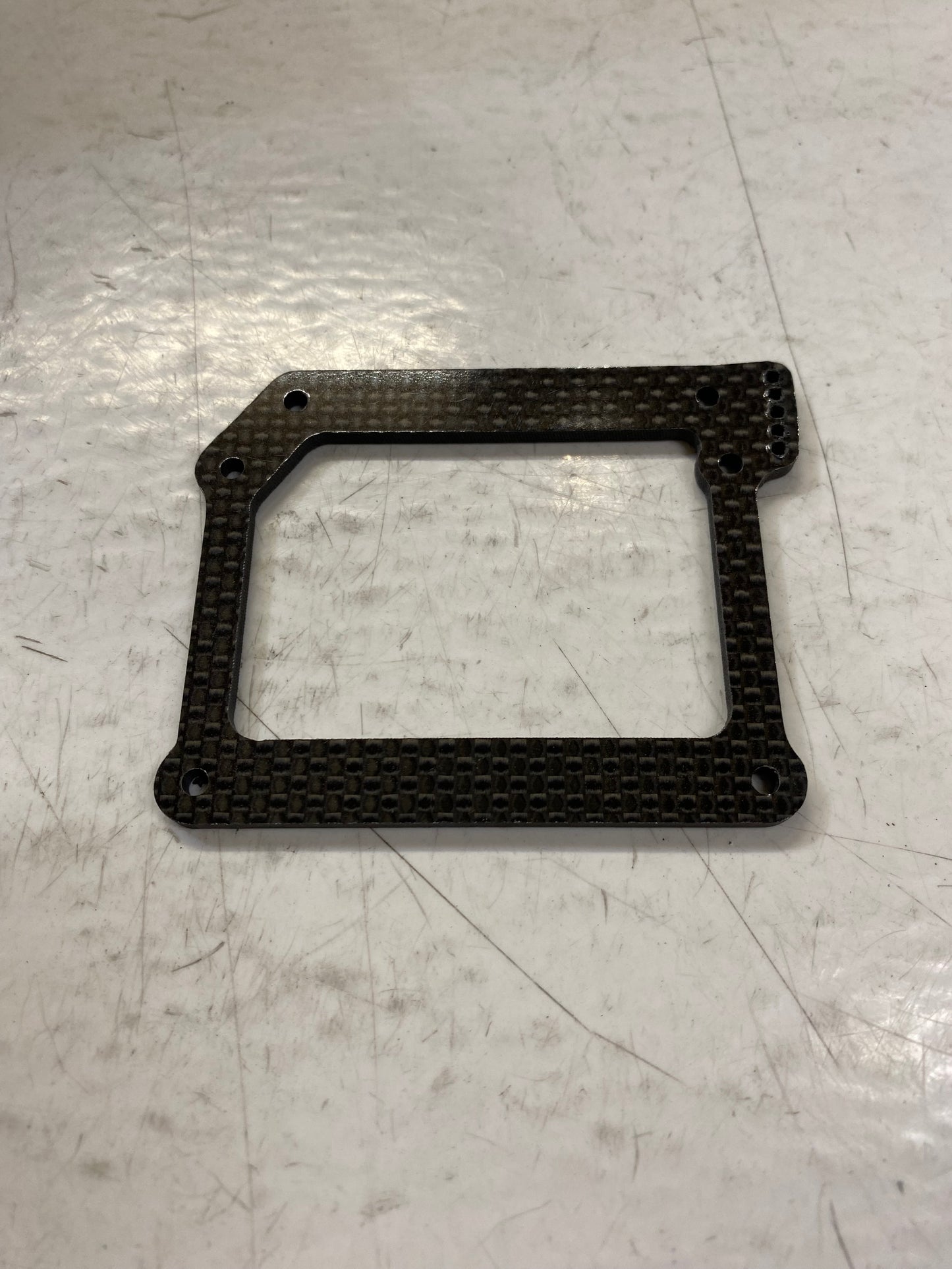 Rear Steer Bottom Plate - Carbon - Final Answer Pod (2.5mm)