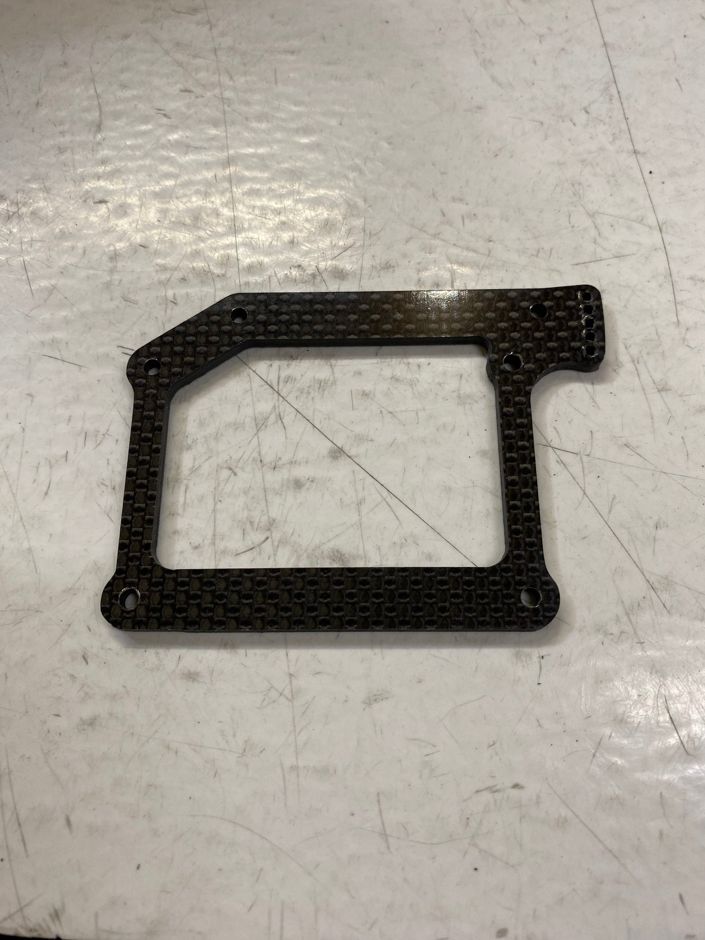 Rear Steer Bottom Plate - Carbon - Final Answer Pod (2.5mm)