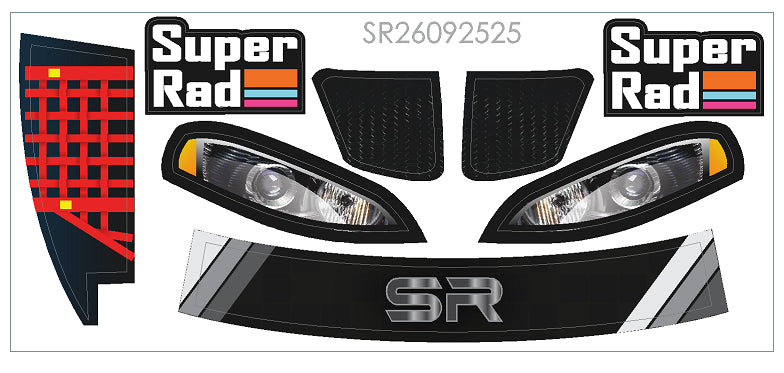 SuperRad SR-26 1/10 Oval Stock Car Body