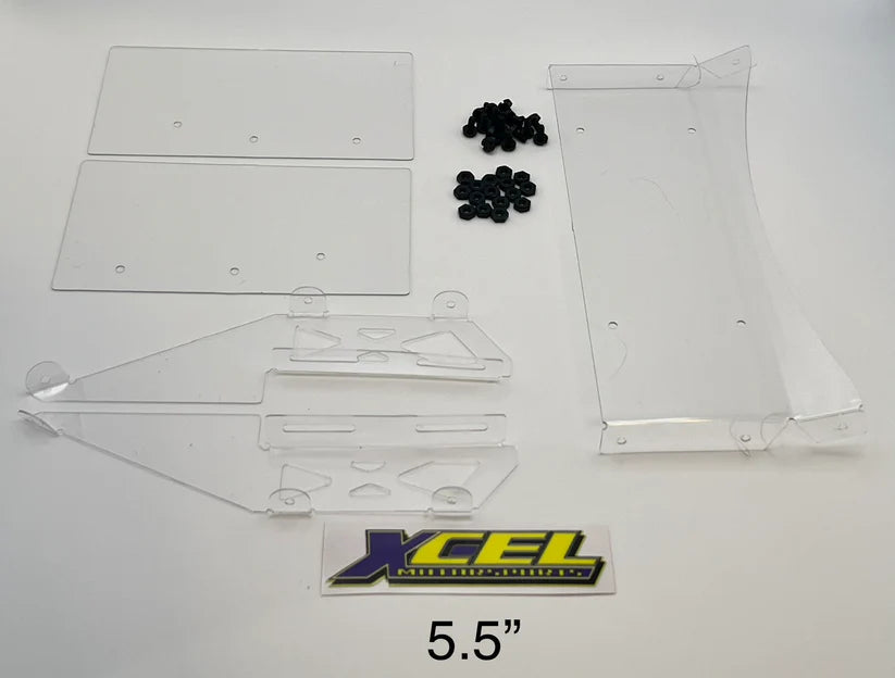 XCEL Motorsports Oval Pan Car Wing & Mount Kit