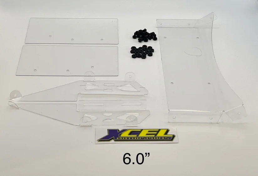 XCEL Motorsports Oval Pan Car Wing & Mount Kit