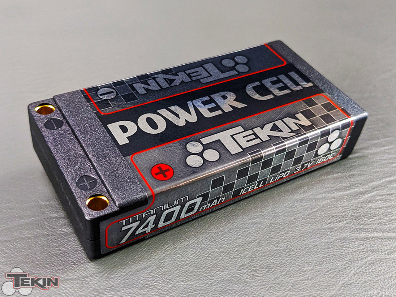 Tekin Power Cell - 1S 3.7V 7400mAh 160C - 5mm Bullets