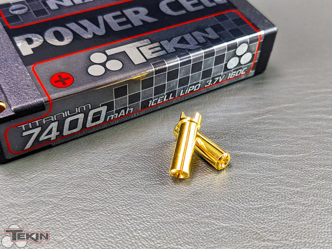 Tekin Power Cell - 1S 3.7V 7400mAh 160C - 5mm Bullets