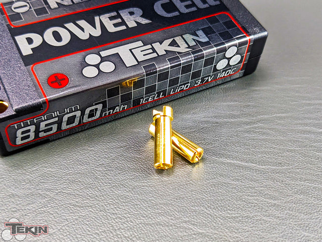 Tekin Power Cell - 1S 3.7V 8500mAh 140C - 5mm Bullets