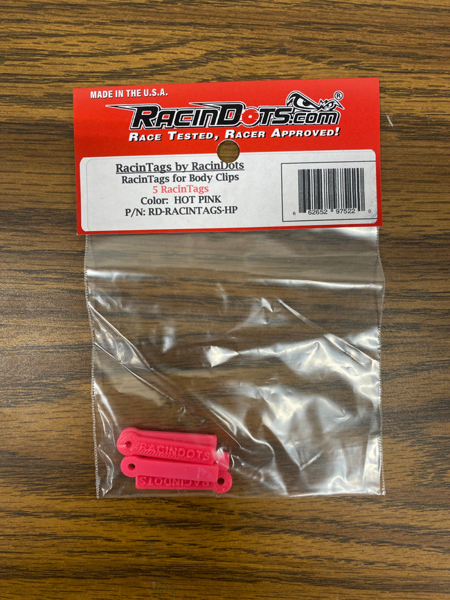 RacinDots "RacinTags" for Body Clips - 5pcs