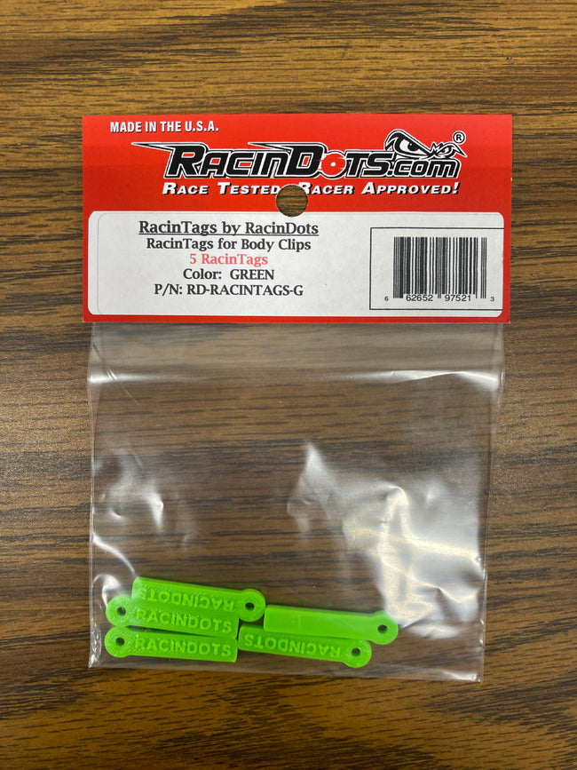 RacinDots "RacinTags" for Body Clips - 5pcs