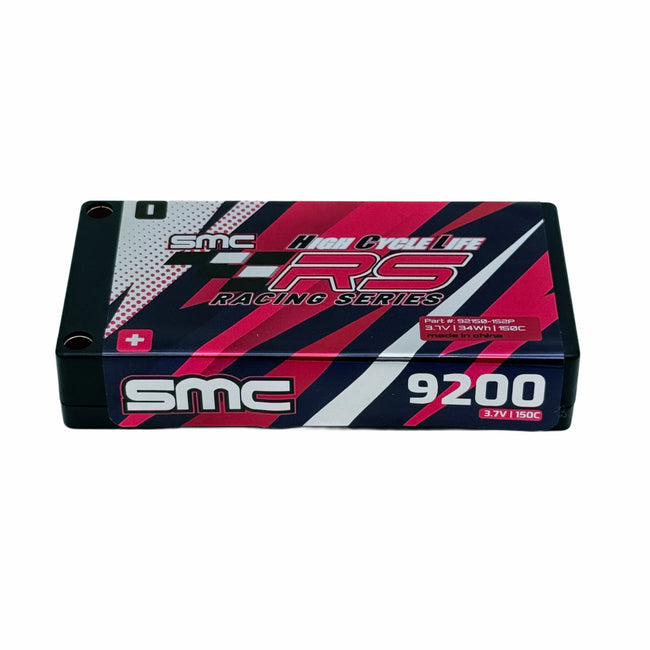 SMC Racing HCL-RS 3.7V-9200mAh-150C 5mm Inboard Hardcase - 1s Lipo Battery