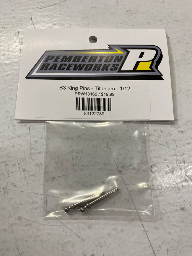 Titanium B3 King Pins - 1/12 (PRW13160)