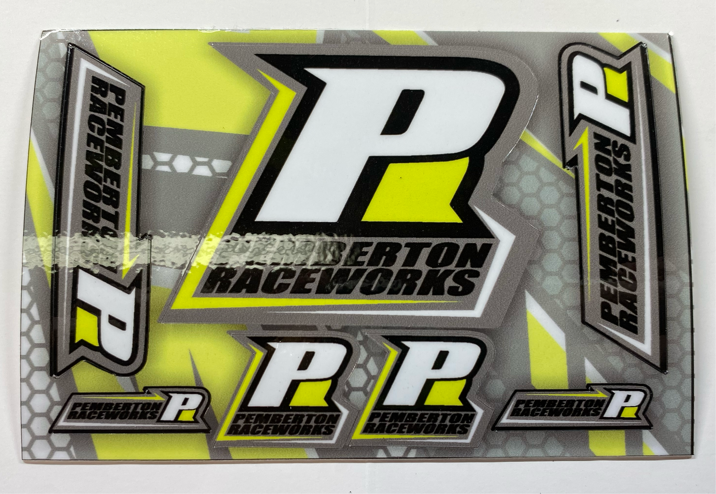 Pemberton Raceworks 2024 Decal Sheet - 3x5"