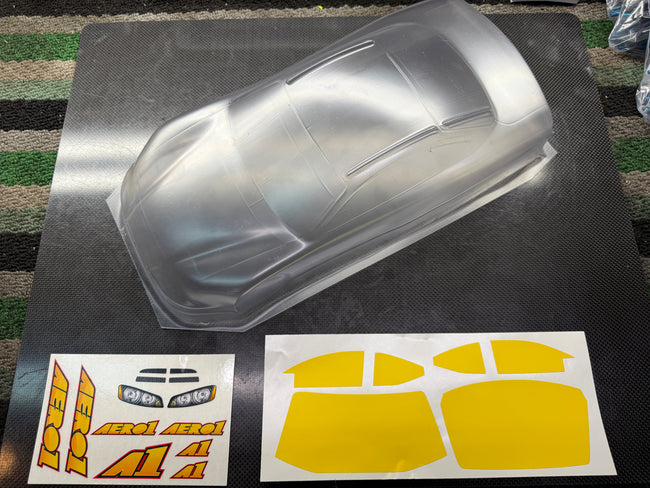 Aero 1 Dodge Charger 1/12 Oval Car Body (Clear)