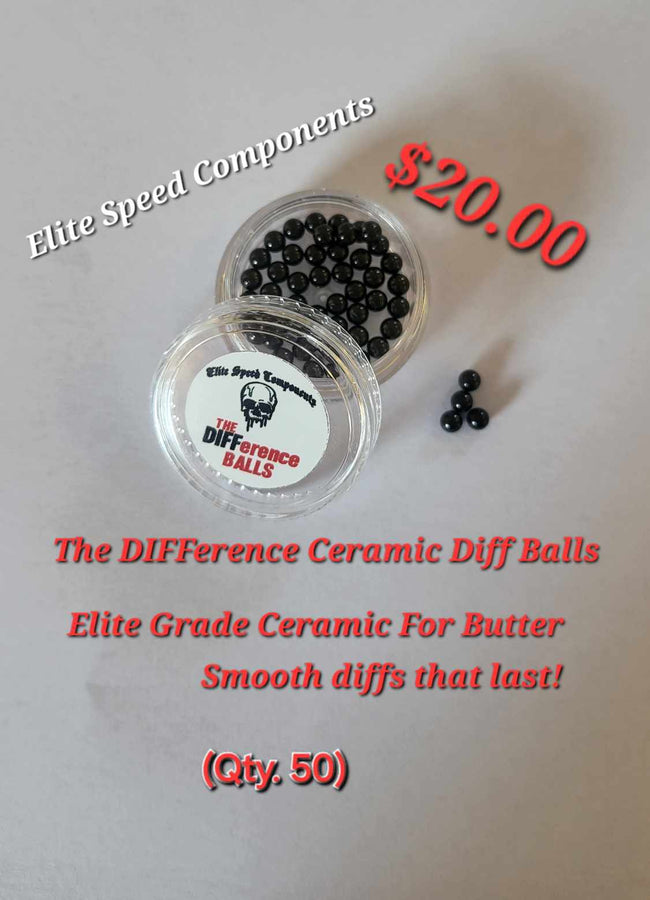 Elite Speed Components "The DIFFerence" Ceramic Diff Balls (50ct.)