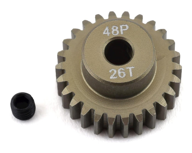 48-Pitch Lightweight Hard Anodized Aluminum Pinion Gear