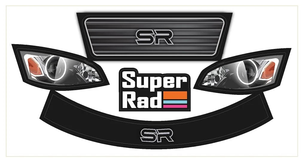 SuperRad SR-25 1/12 Oval Stock Car Body